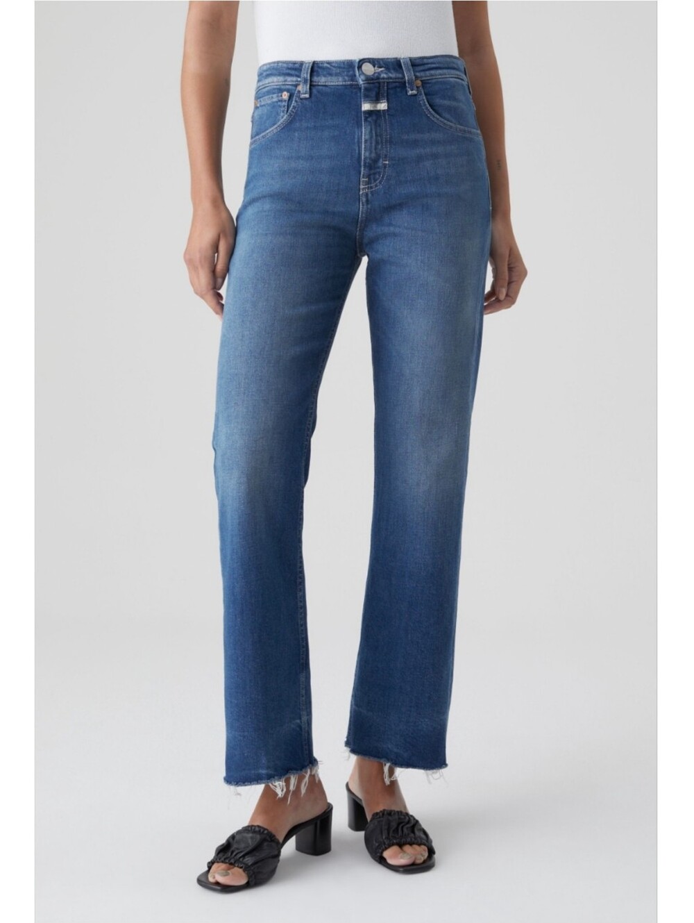 Closed Baylin Raw Hem High Rise Jeans Womens 29